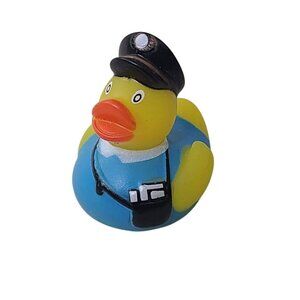 Mailman Rubber Duck Postal Worker Mini Duck Toy Mail Carrier Figure 1.5"